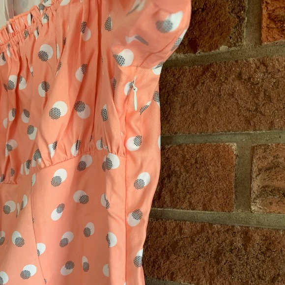 UO X Eggie orange Zen button front mini dress - Picture 5 of 10